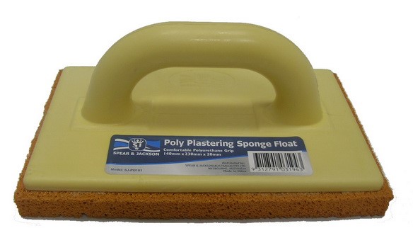 SPEAR & JACKSON - FLOAT SPONGE - 140MM X 230MM X 20MM - POLYEURETHANE HANDL